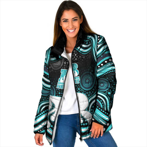 Brisbane Heat Cricket Padded Jacket Australian Cricket Mascot - Modern Indigenous Style