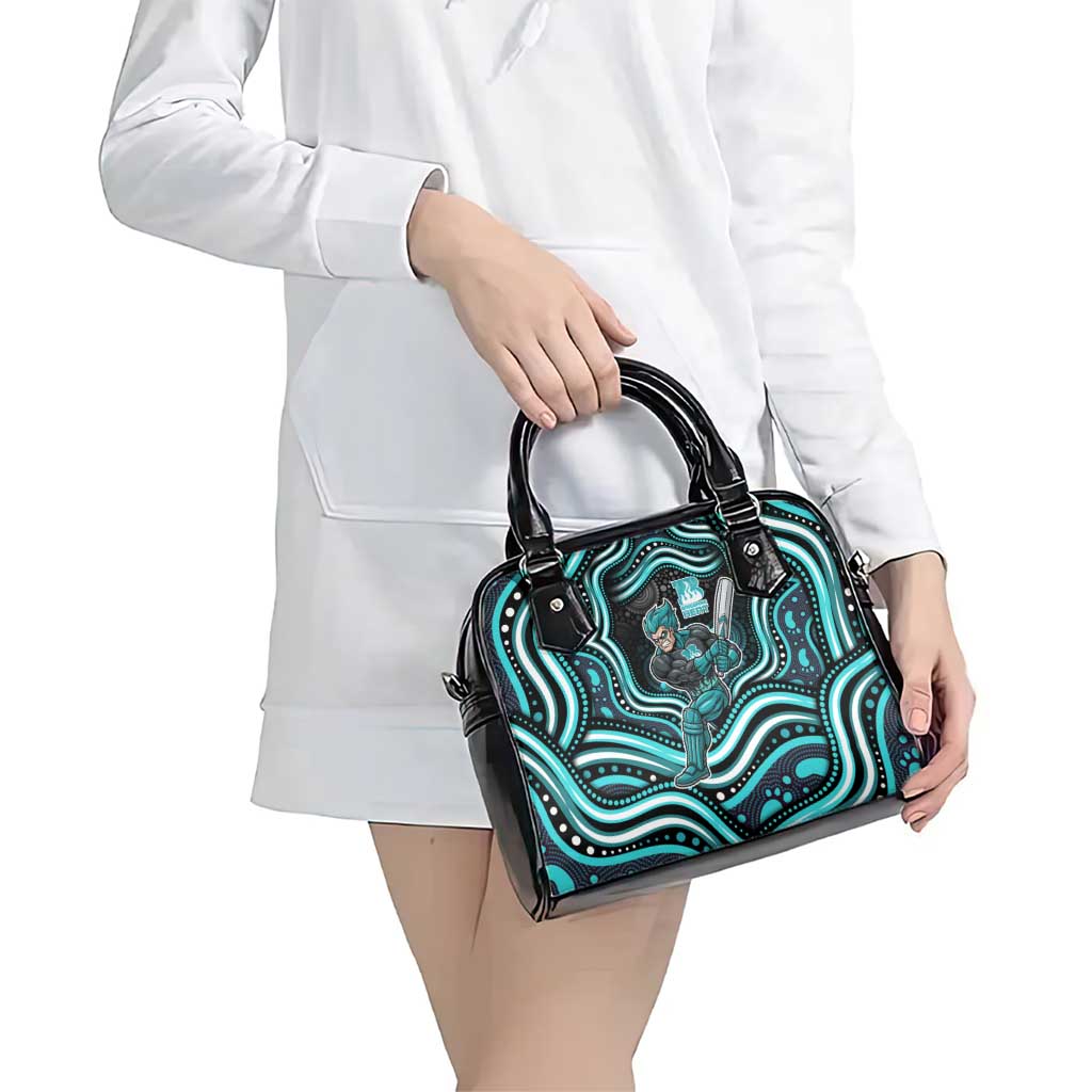 Brisbane Heat Cricket Shoulder Handbag Australian Cricket Mascot - Modern Indigenous Style