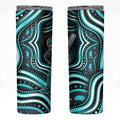 Brisbane Heat Cricket Skinny Tumbler Australian Cricket Mascot - Modern Indigenous Style