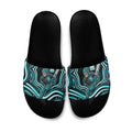 Brisbane Heat Cricket Slide Sandals Australian Cricket Mascot - Modern Indigenous Style