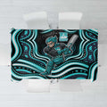 Brisbane Heat Cricket Tablecloth Australian Cricket Mascot - Modern Indigenous Style