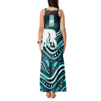 Brisbane Heat Cricket Tank Maxi Dress Australian Cricket Mascot - Modern Indigenous Style