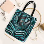 Brisbane Heat Cricket Tote Bag Australian Cricket Mascot - Modern Indigenous Style