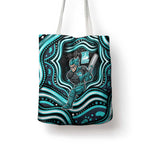 Brisbane Heat Cricket Tote Bag Australian Cricket Mascot - Modern Indigenous Style
