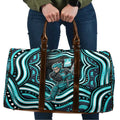 Brisbane Heat Cricket Travel Bag Australian Cricket Mascot - Modern Indigenous Style