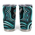 Brisbane Heat Cricket Tumbler Cup Australian Cricket Mascot - Modern Indigenous Style