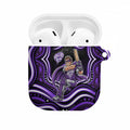 Hobart Hurricanes Cricket AirPods Case Australian Cricket Mascot - Modern Indigenous Style