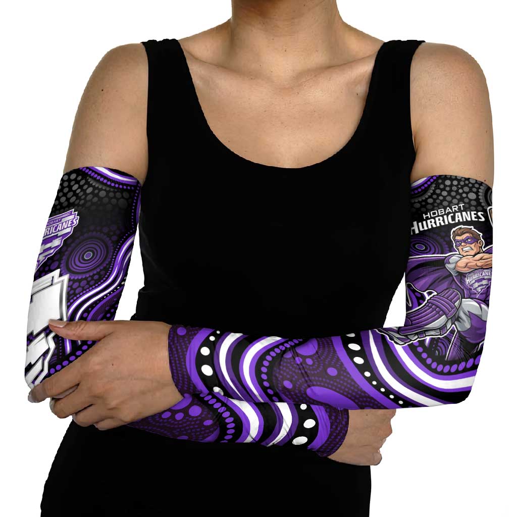 Hobart Hurricanes Cricket Arm Sleeves Australian Cricket Mascot - Modern Indigenous Style