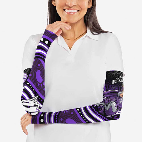 Hobart Hurricanes Cricket Arm Sleeves Australian Cricket Mascot - Modern Indigenous Style