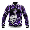 Hobart Hurricanes Cricket Baseball Jacket Australian Cricket Mascot - Modern Indigenous Style