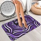 Hobart Hurricanes Cricket Bathroom Set Australian Cricket Mascot - Modern Indigenous Style
