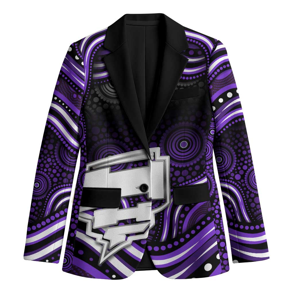 Hobart Hurricanes Cricket Blazer Australian Cricket Mascot - Modern Indigenous Style