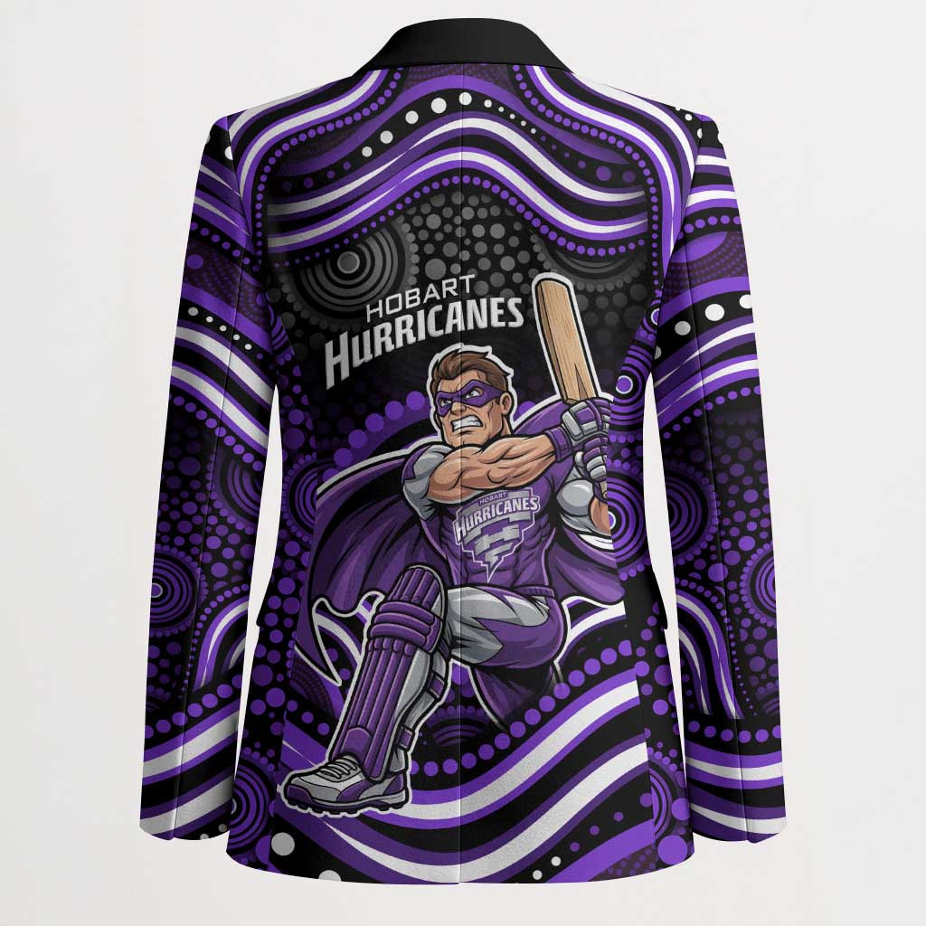 Hobart Hurricanes Cricket Blazer Australian Cricket Mascot - Modern Indigenous Style