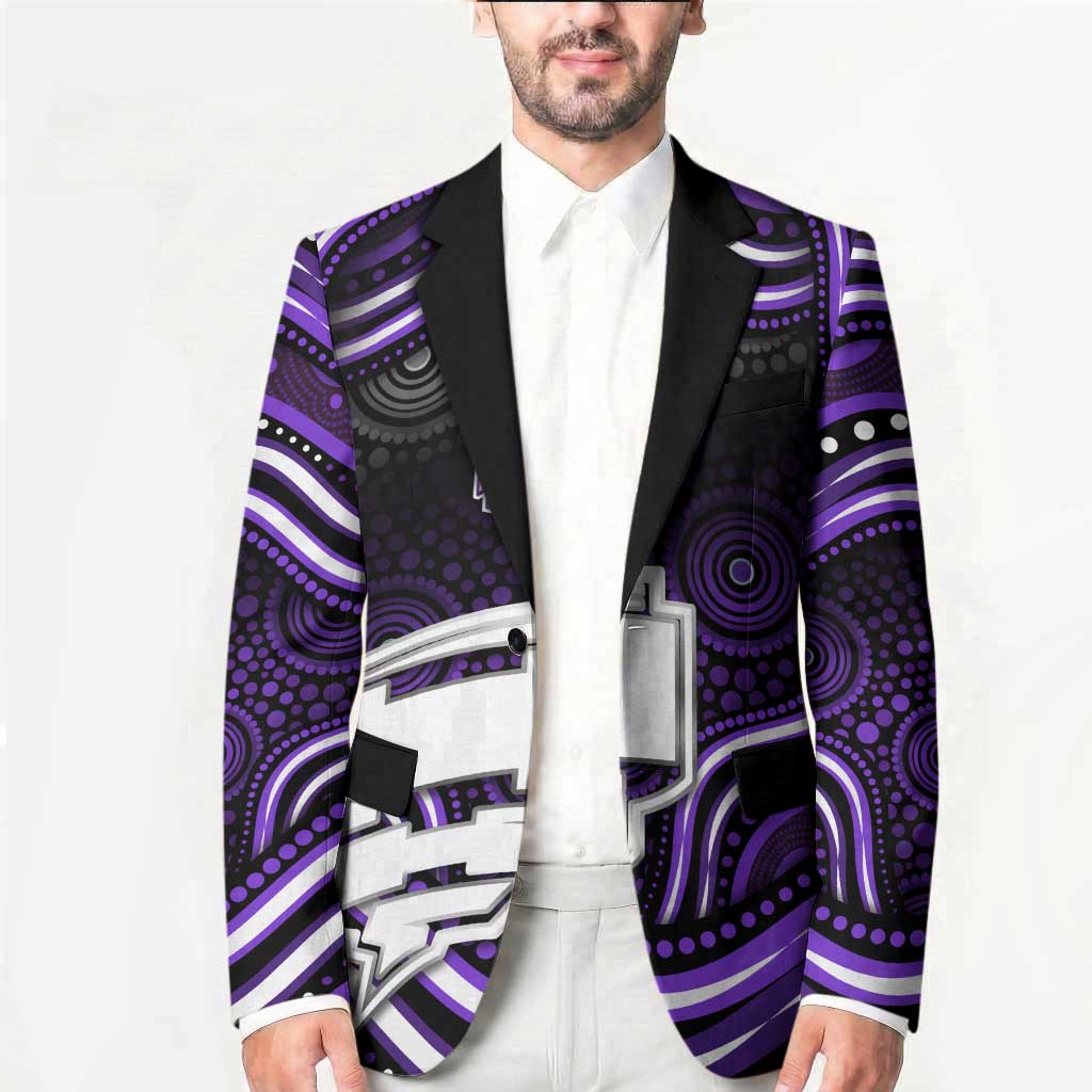Hobart Hurricanes Cricket Blazer Australian Cricket Mascot - Modern Indigenous Style