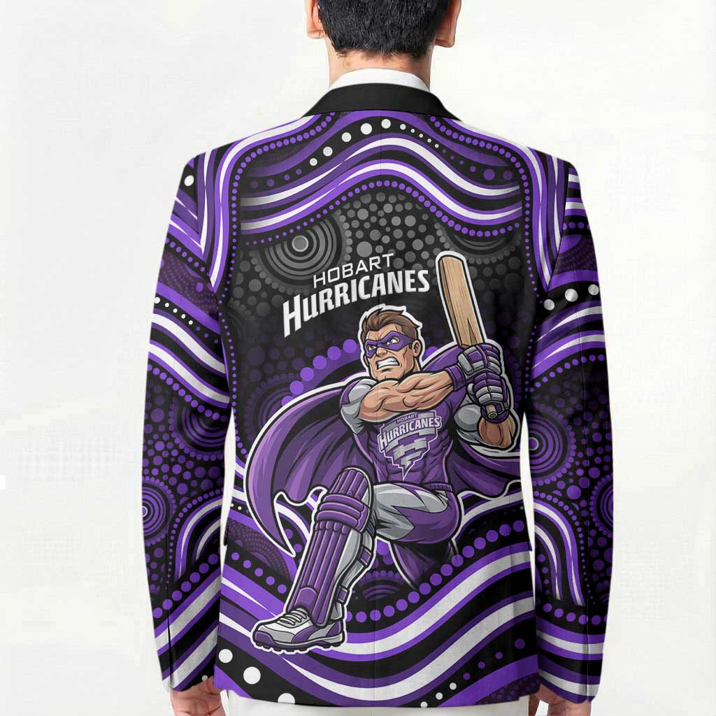 Hobart Hurricanes Cricket Blazer Australian Cricket Mascot - Modern Indigenous Style