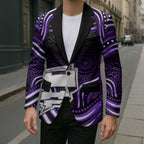 Hobart Hurricanes Cricket Blazer Australian Cricket Mascot - Modern Indigenous Style
