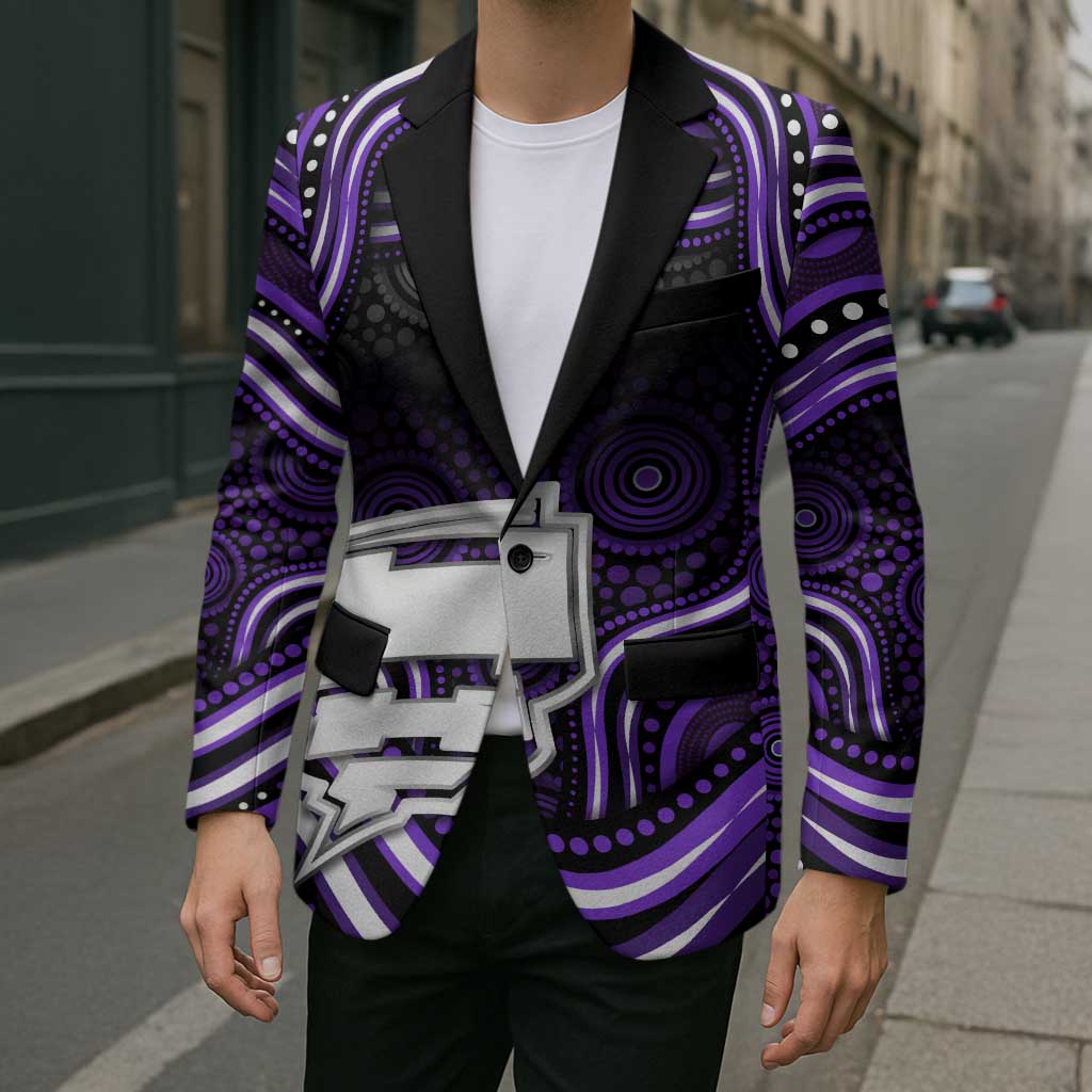 Hobart Hurricanes Cricket Blazer Australian Cricket Mascot - Modern Indigenous Style