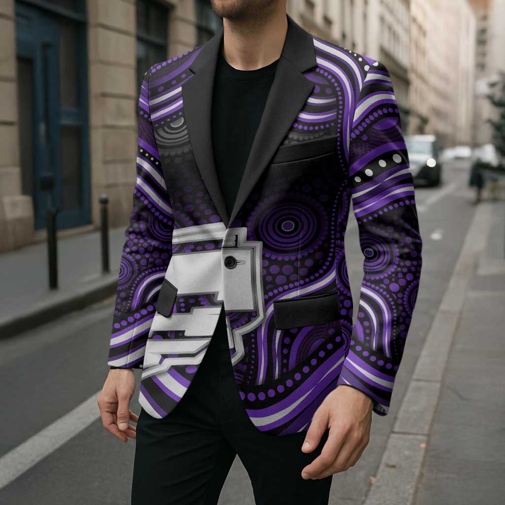 Hobart Hurricanes Cricket Blazer Australian Cricket Mascot - Modern Indigenous Style