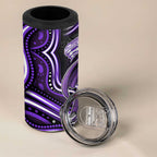 Hobart Hurricanes Cricket 4 in 1 Can Cooler Tumbler Australian Cricket Mascot - Modern Indigenous Style