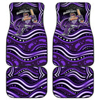 Hobart Hurricanes Cricket Car Mats Australian Cricket Mascot - Modern Indigenous Style