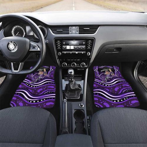 Hobart Hurricanes Cricket Car Mats Australian Cricket Mascot - Modern Indigenous Style