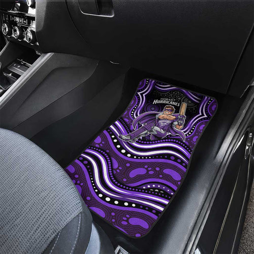 Hobart Hurricanes Cricket Car Mats Australian Cricket Mascot - Modern Indigenous Style