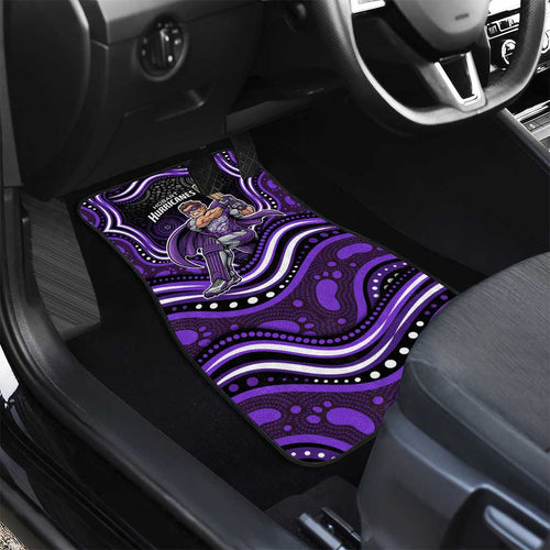 Hobart Hurricanes Cricket Car Mats Australian Cricket Mascot - Modern Indigenous Style