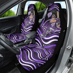 Hobart Hurricanes Cricket Car Seat Cover Australian Cricket Mascot - Modern Indigenous Style
