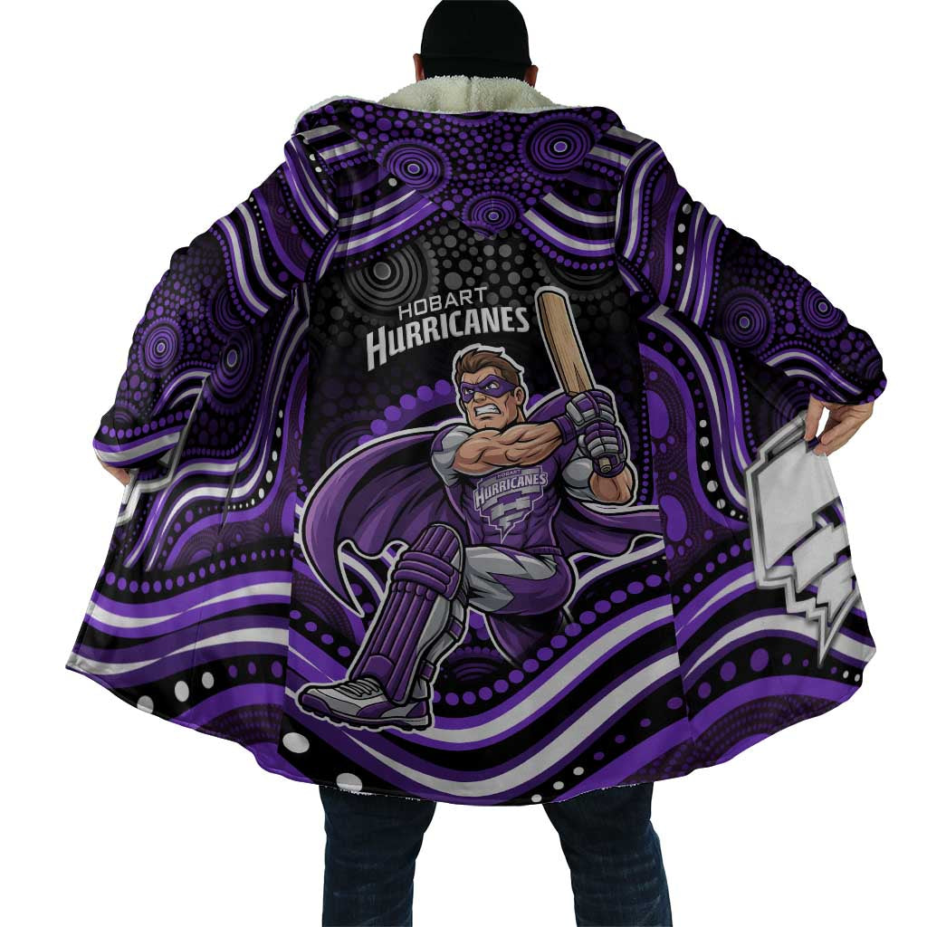 Hobart Hurricanes Cricket Cloak Australian Cricket Mascot - Modern Indigenous Style