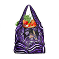 Hobart Hurricanes Cricket Grocery Bag Australian Cricket Mascot - Modern Indigenous Style