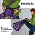 Hobart Hurricanes Cricket Grocery Bag Australian Cricket Mascot - Modern Indigenous Style