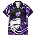 Hobart Hurricanes Cricket Hawaiian Shirt Australian Cricket Mascot - Modern Indigenous Style