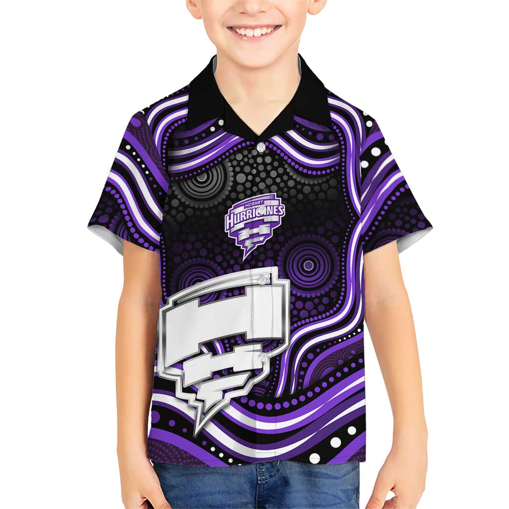 Hobart Hurricanes Cricket Hawaiian Shirt Australian Cricket Mascot - Modern Indigenous Style