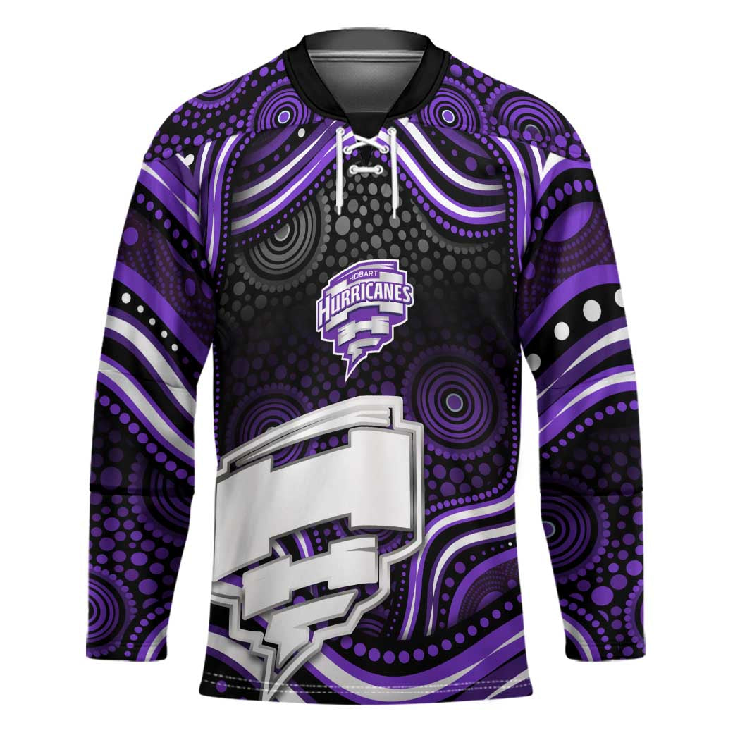 Hobart Hurricanes Cricket Hockey Jersey Australian Cricket Mascot - Modern Indigenous Style