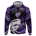 Hobart Hurricanes Cricket Hoodie Australian Cricket Mascot - Modern Indigenous Style