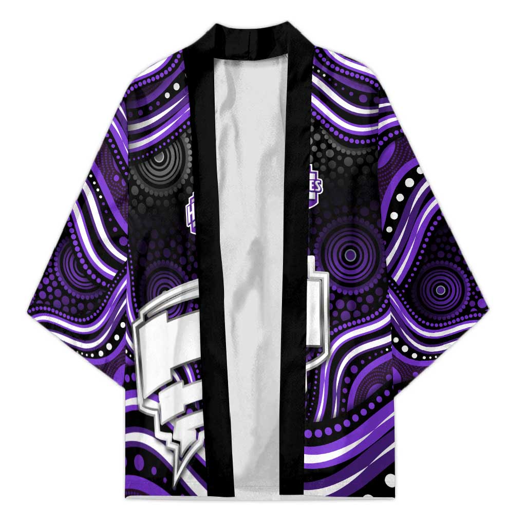 Hobart Hurricanes Cricket Kimono Australian Cricket Mascot - Modern Indigenous Style