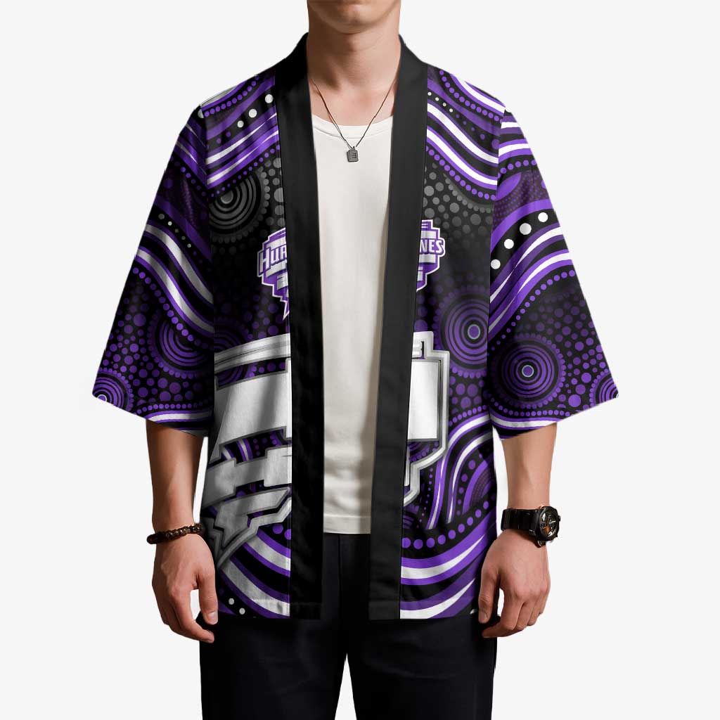 Hobart Hurricanes Cricket Kimono Australian Cricket Mascot - Modern Indigenous Style