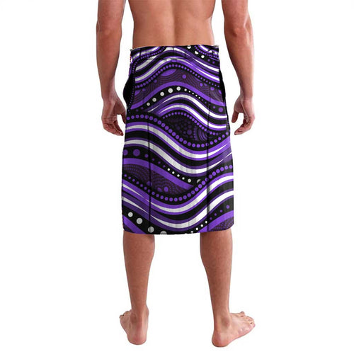 Hobart Hurricanes Cricket Lavalava Australian Cricket Mascot - Modern Indigenous Style
