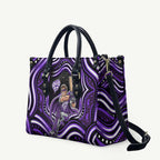 Hobart Hurricanes Cricket Leather Bag Australian Cricket Mascot - Modern Indigenous Style