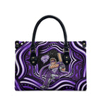Hobart Hurricanes Cricket Leather Bag Australian Cricket Mascot - Modern Indigenous Style