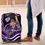 Hobart Hurricanes Cricket Luggage Cover Australian Cricket Mascot - Modern Indigenous Style