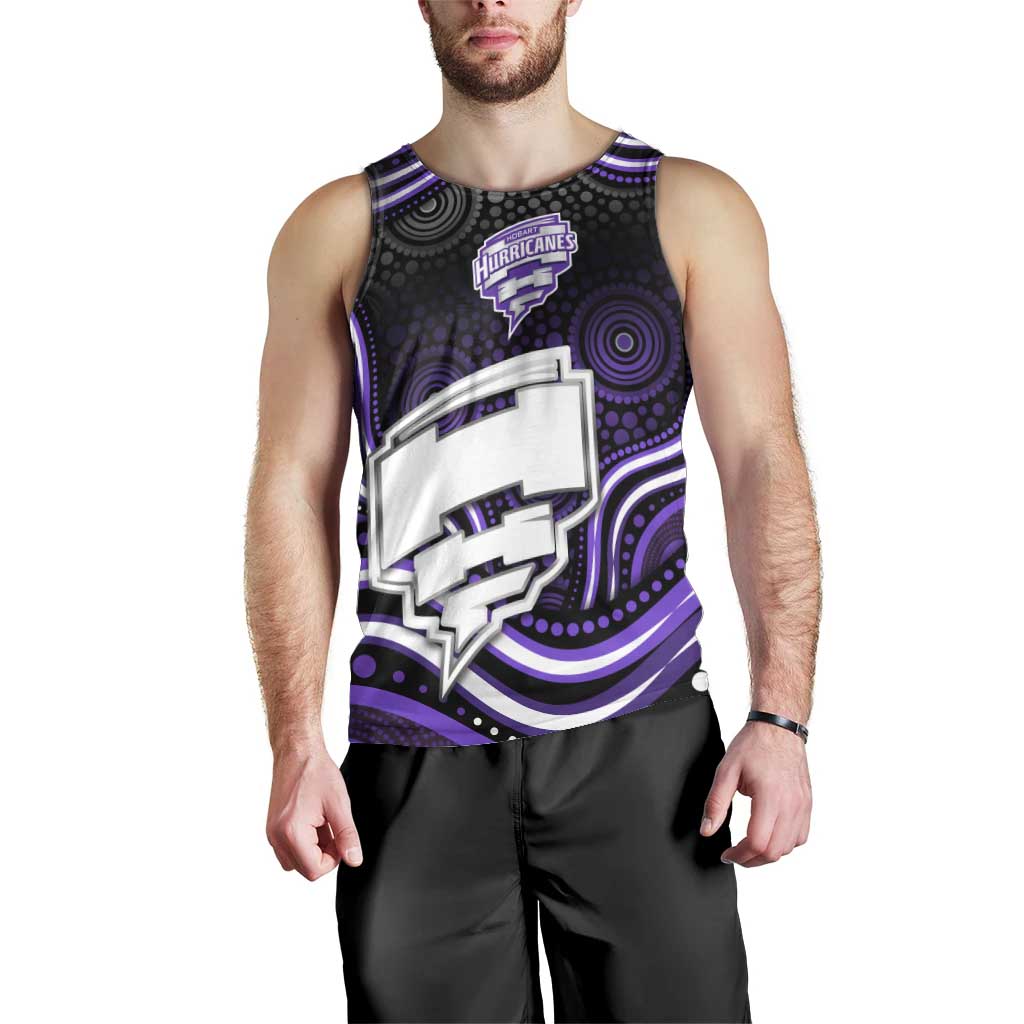 Hobart Hurricanes Cricket Men Tank Top Australian Cricket Mascot - Modern Indigenous Style