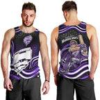 Hobart Hurricanes Cricket Men Tank Top Australian Cricket Mascot - Modern Indigenous Style