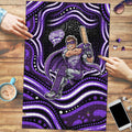 Hobart Hurricanes Cricket Puzzle Australian Cricket Mascot - Modern Indigenous Style