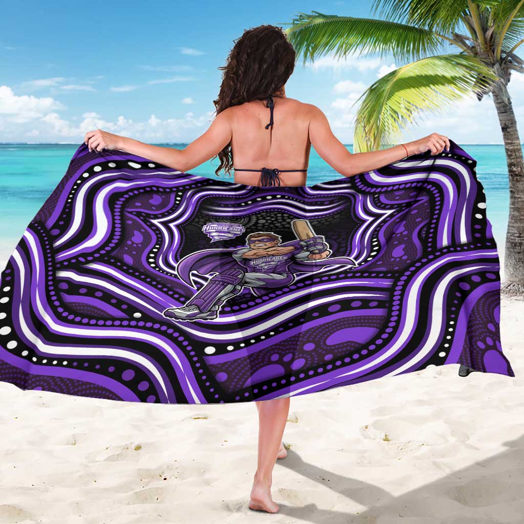 Hobart Hurricanes Cricket Sarong Australian Cricket Mascot - Modern Indigenous Style