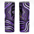 Hobart Hurricanes Cricket Skinny Tumbler Australian Cricket Mascot - Modern Indigenous Style
