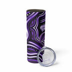 Hobart Hurricanes Cricket Skinny Tumbler Australian Cricket Mascot - Modern Indigenous Style