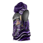 Hobart Hurricanes Cricket Sleeveless Hoodie Australian Cricket Mascot - Modern Indigenous Style