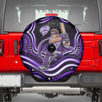 Hobart Hurricanes Cricket Spare Tire Cover Australian Cricket Mascot - Modern Indigenous Style