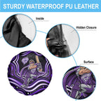 Hobart Hurricanes Cricket Spare Tire Cover Australian Cricket Mascot - Modern Indigenous Style